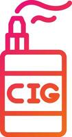 Electronic cigarette Vector Icon Design Illustration