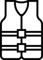 Life jacket Vector Icon Design Illustration