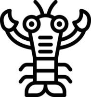 Lobster Vector Icon Design Illustration
