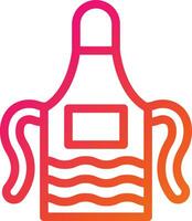 Apron Vector Icon Design Illustration
