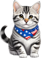 A sketch of an American Shorthair cat. AI-Generated. png