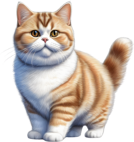 un' schizzo di un' Munchkin gatto. ai-generato. png