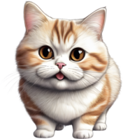 uma esboço do uma Munchkin gato. gerado por ai. png