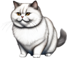 uma esboço do uma Munchkin gato. gerado por ai. png