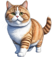 un bosquejo de un Munchkin gato. ai-generado. png