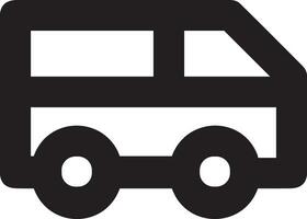 Bus transportation symbol icon vector image. Illustration of the silhouette bus transport public travel design image