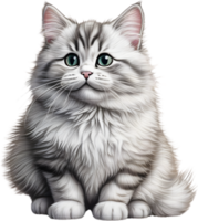 un' schizzo di un' Munchkin gatto. ai-generato. png