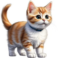 ein skizzieren von ein Munchkin Katze. KI-generiert. png