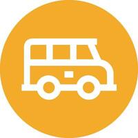 Bus transportation symbol icon vector image. Illustration of the silhouette bus transport public travel design image