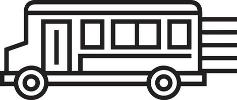 Bus transportation symbol icon vector image. Illustration of the silhouette bus transport public travel design image