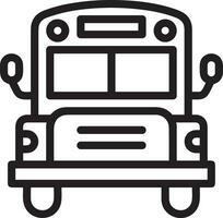 Bus transportation symbol icon vector image. Illustration of the silhouette bus transport public travel design image