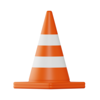 Traffic Cone 3D Icon png