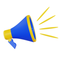 Megaphone 3D Icon png