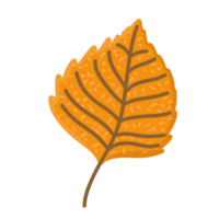 otoño hoja plano ilustración png