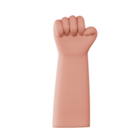 gesto della mano 3d png