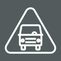 Bus transportation symbol icon vector image. Illustration of the silhouette bus transport public travel design image