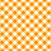 Orange plaid pattern background. plaid pattern background. plaid background. For backdrop, decoration, gift wrapping, gingham tablecloth. vector