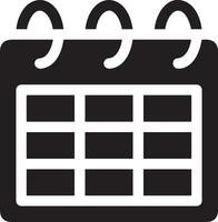 Calendar schedule icon symbol vector image. Illustration of the modern appointment reminder agenda symbol graphic design image