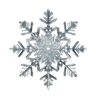 ancien Noël neige flocon de neige blanc ai génératif png