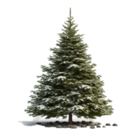 Natale albero ai generativo png