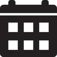 Calendar schedule icon symbol vector image. Illustration of the modern appointment reminder agenda symbol graphic design image
