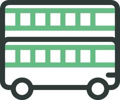 Bus transportation symbol icon vector image. Illustration of the silhouette bus transport public travel design image