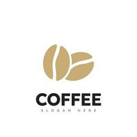 Coffee Beans Logo Template vector