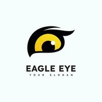 Eagle predator eye falcon bird logo       business vector