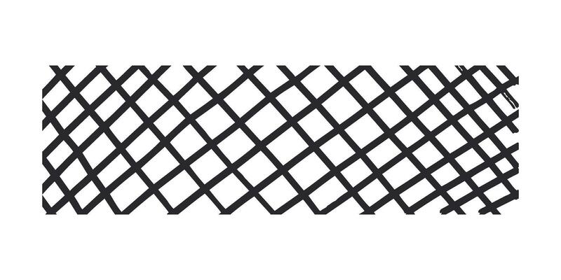 Horizontal pattern, texture, line hand drawn. Hatch drawing pen ink and crosshatch draw pencil sketch Doodle scratch style. Black shape on white background. Vintage graphic design. Vector illustration