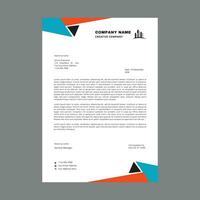 Professional corporate business A4 Size letterhead design vector template.