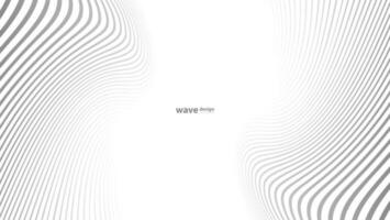 Abstract warped Diagonal Striped Background. Vector curved twisted slanting, waved lines pattern. Brand new style for your business design