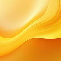 Yellow wavy abstract background for design photo