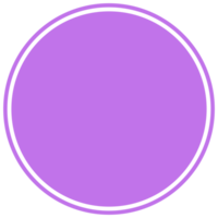 fond rond violet pour votre texte. créer des messages, des histoires, des titres, des faits saillants. clipart png transparent