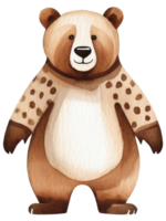 Urso de pelúcia urso. generativo ai. png