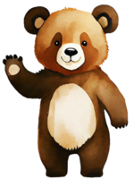 osito de peluche oso. generativo ai. png