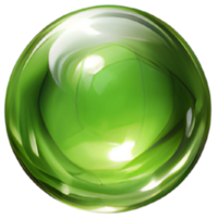 Glass globe. Generative AI. png