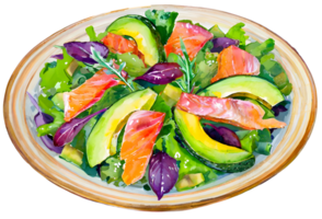 salade avocado. generatief ai. png