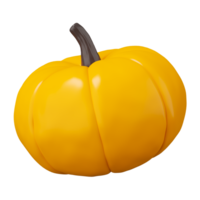 3d le rendu de citrouille png