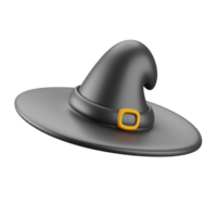 3d Symbol von Halloween Hexe Hut. png