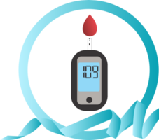 Blood Glucose Meter Word Diabetes day png