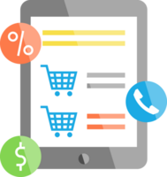 shopping icon isolated png