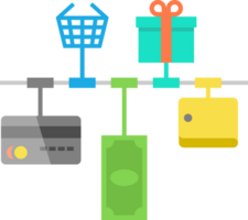 shopping icon isolated png