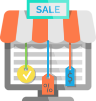 shopping icon isolated png