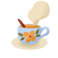 clipart tazza di tè png trasparente sfondo