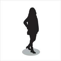 Women silhouette vector