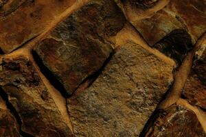 Background of a stone and metal texture. The perfect combination of strength and elegance. photo