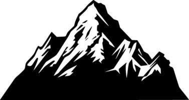 Mountains, Minimalist and Simple Silhouette - Vector illustration