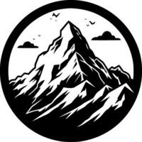 Mountains - Minimalist and Flat Logo - Vector illustration