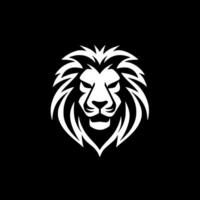 Lion - Black and White Isolated Icon - Vector illustration