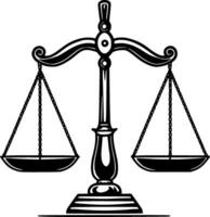 Justice - High Quality Vector Logo - Vector illustration ideal for T-shirt graphic